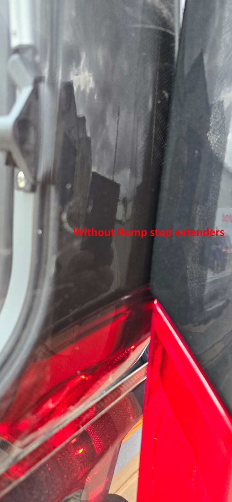 Ducato Boxer Relay Campervan rear door bump stop extenders NO MORE WINDOW DAMAGE - Image 9