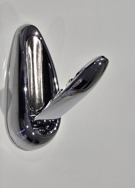 NEW STYLE Chrome Coat Towel Hook for camper motorhome caravan horsebox or boat