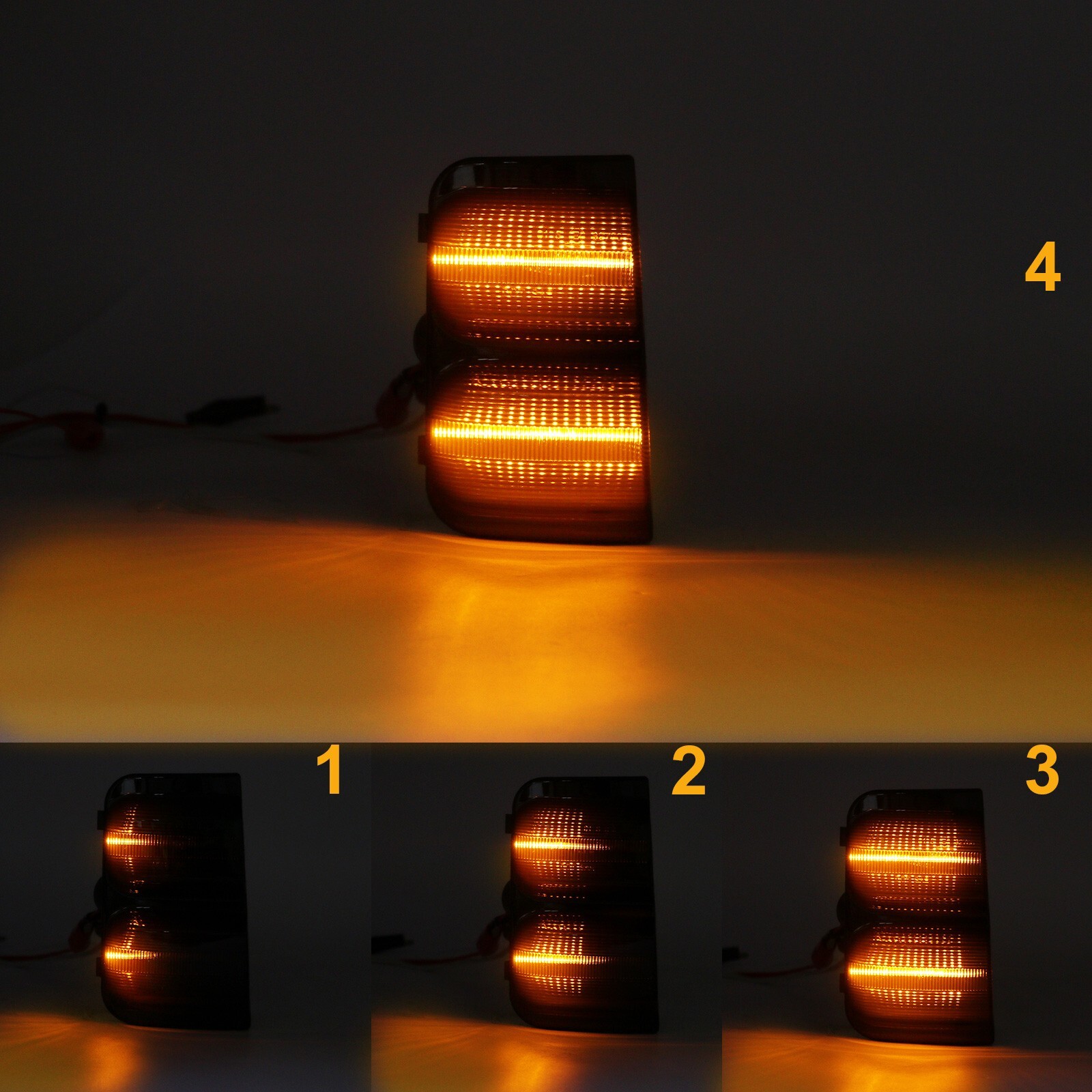 Fiat Ducato based Motorhome LED Dynamic Mirror indicators Upgrade 2022-2025 Pair - Image 4