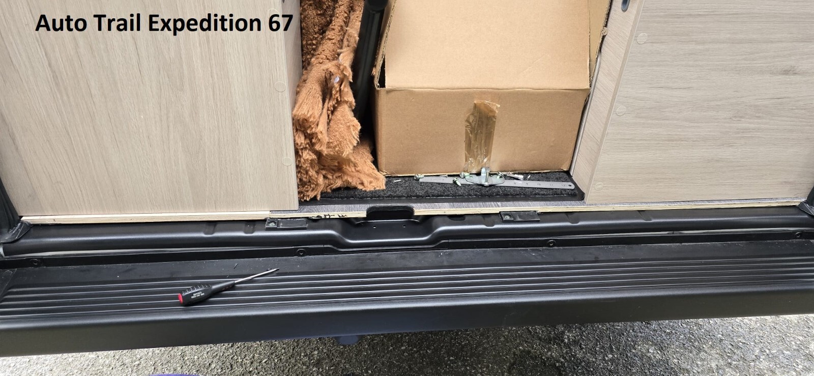 Auto Trail Expedition 66, 67, 67 Flex & 68 campervan Rear door threshold cover - Image 7