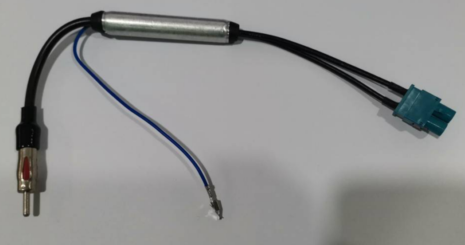 Twin Double Fakra-Din Aerial Adaptor For Audi Citroen Fiat Peugeot Seat Skoda VW