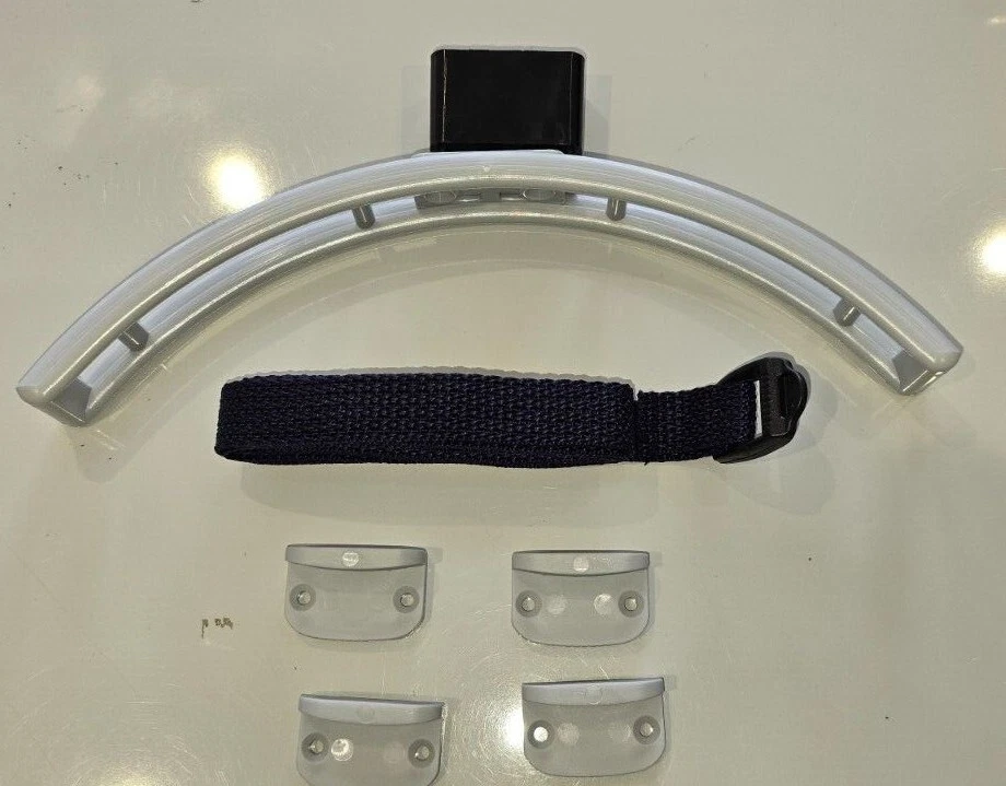 Grey Gas Bottle Holder and Securing Strap with Spacer for Caravan or Motorhome - Image 5