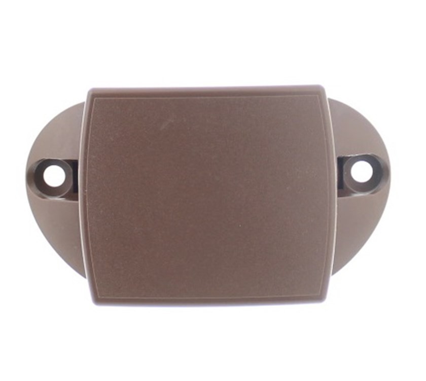 Bailey Motorhome caravan Large Single Sided Push Lock Brown 45x55mm