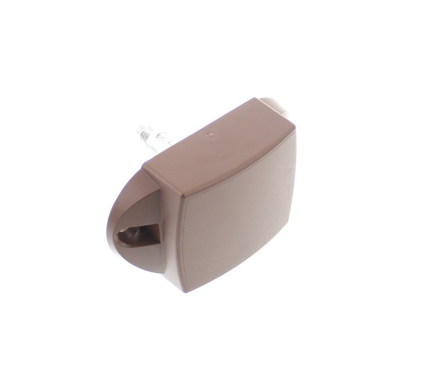 Bailey Motorhome caravan Large Single Sided Push Lock Brown 45x55mm - Image 2